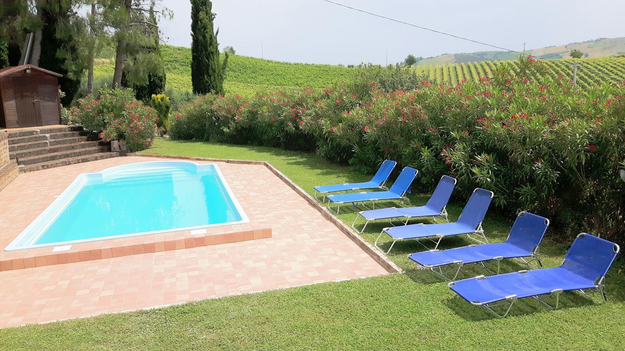 לינה וארוחת בוקר Cossignano La Casa In Campagna מראה חיצוני תמונה